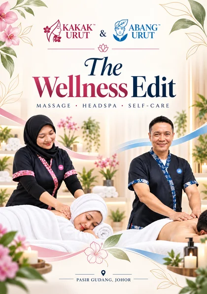 The Wellness Edit — Kakak Urut & Abang Urut ebook cover