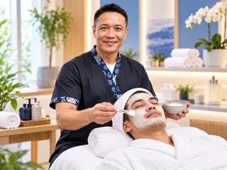 Relaxing Facial Therapy